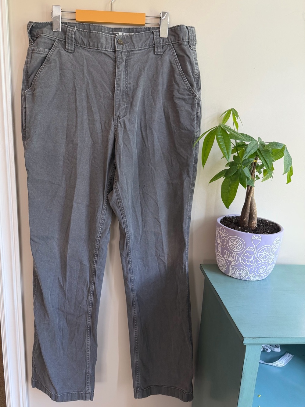 Carhartt Gray Straight-Leg pants